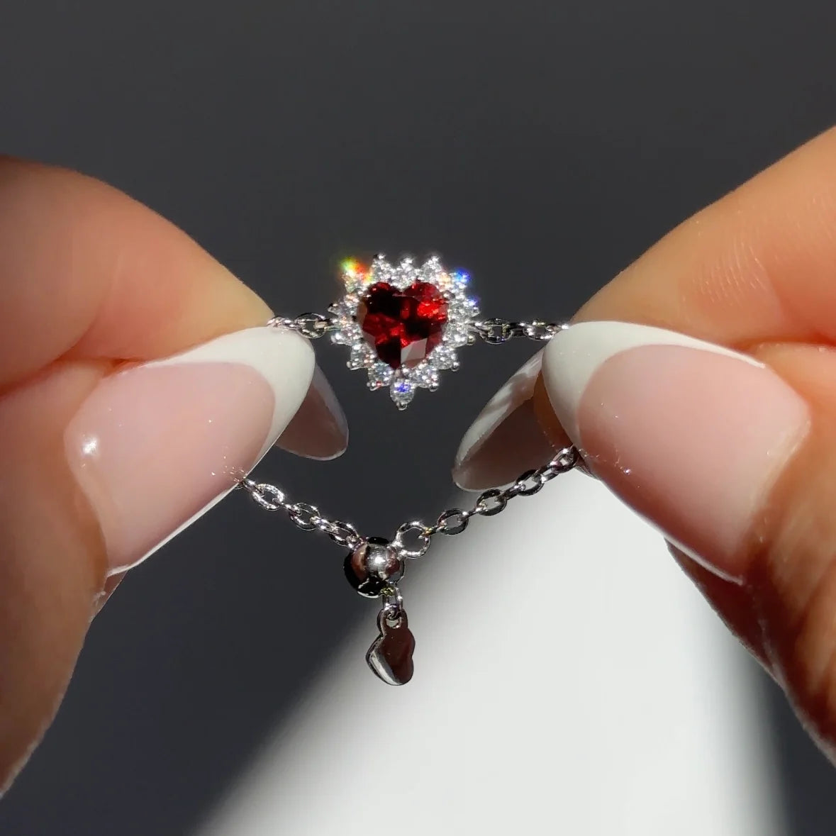 Red Coquette - Chain Ring