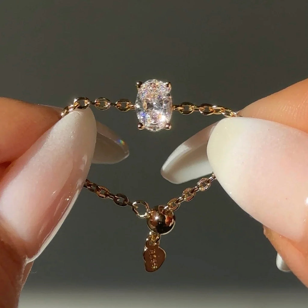 Yuni Gold - Chain Ring
