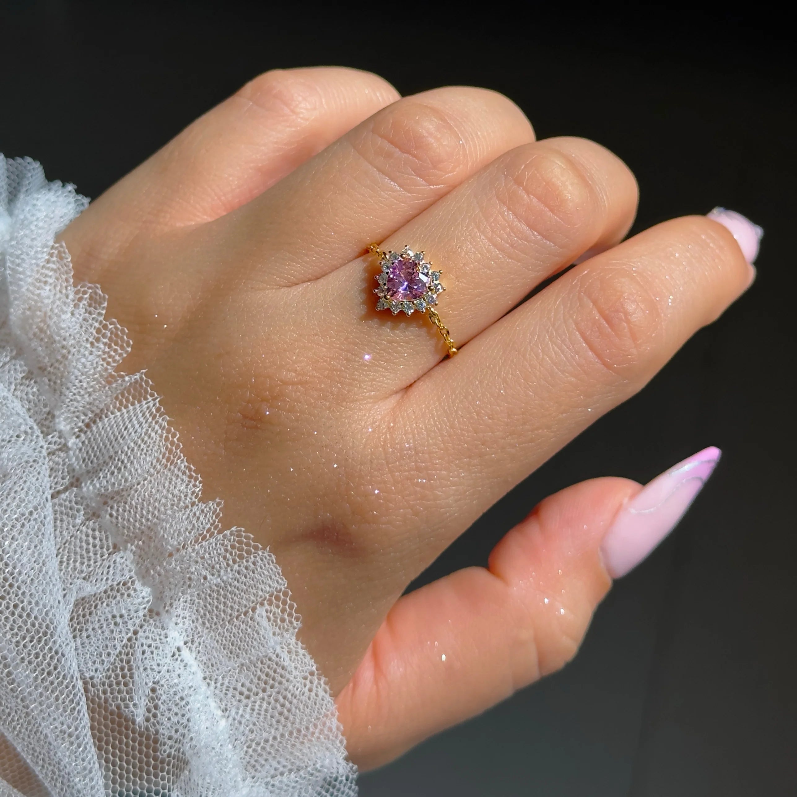 Pink Coquette - Chain Ring